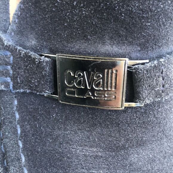 Cavalli Class suede slip ons main image 5